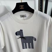 HERMES 26S SHORT-SLEEVE KNIT TOP 720