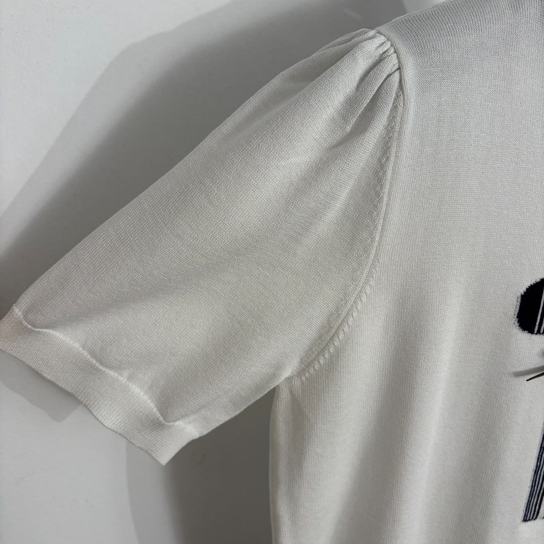 HERMES 26S SHORT-SLEEVE KNIT TOP 720