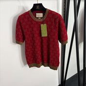 GUCCI 26S SHORT-SLEEVE KNIT T-SHIRT 477