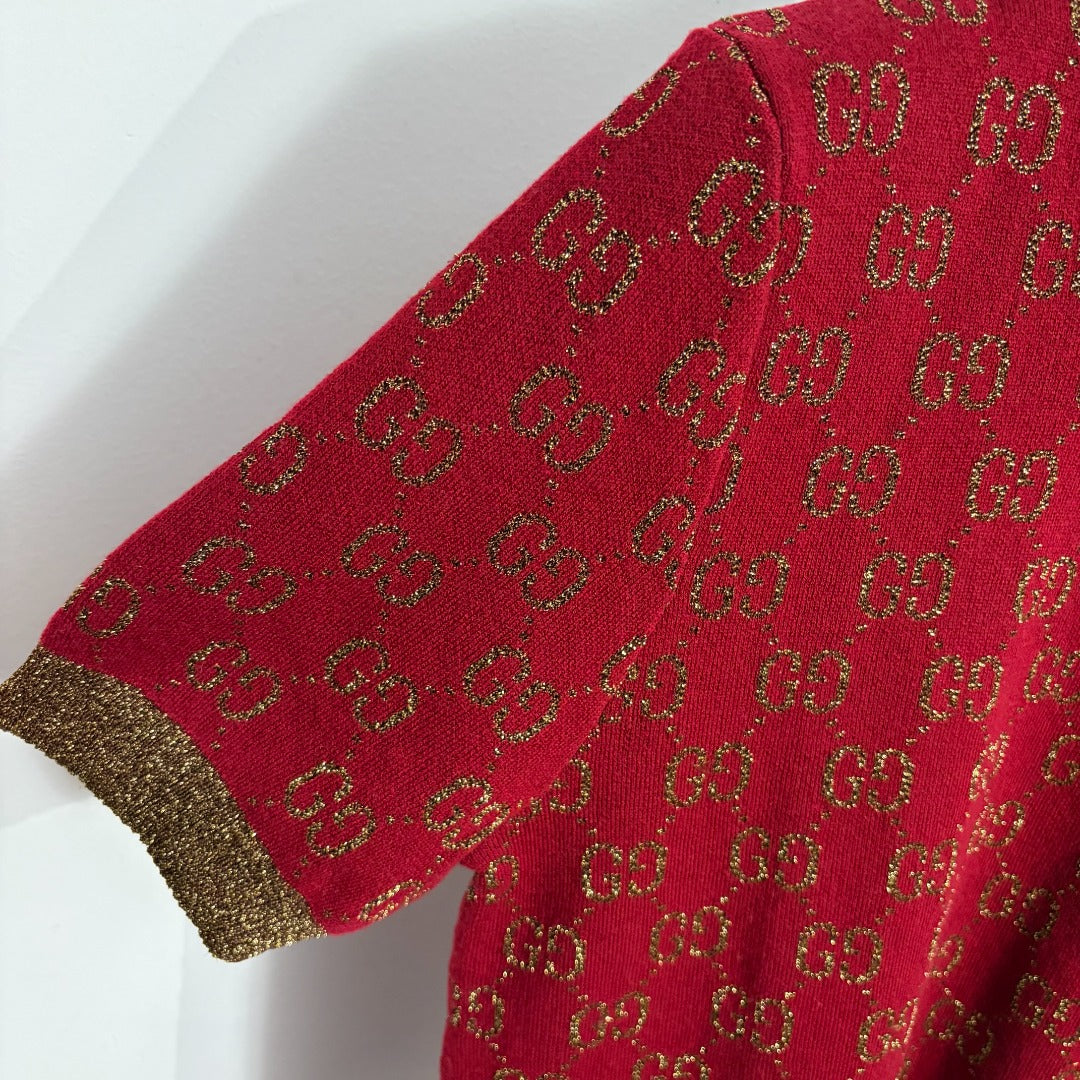 GUCCI 26S SHORT-SLEEVE KNIT T-SHIRT 477