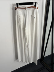 RALPH LAUREN 26S HIGH WAIST WIDE LEG PANTS 437