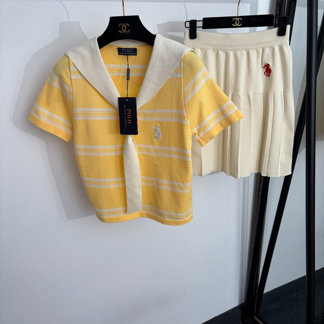 RALPH LAUREN 26S KNITTED TWO-PIECE SET 419