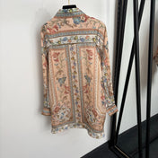 ZIMMERMANN 26S PRINTED SHIRT & WIDE-LEG PANTS SET 287