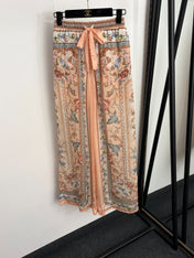 ZIMMERMANN 26S PRINTED SHIRT & WIDE-LEG PANTS SET 287