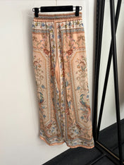 ZIMMERMANN 26S PRINTED SHIRT & WIDE-LEG PANTS SET 287