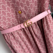 GUCCI 26S SHORT-SLEEVE BOW-TIE DRESS 419
