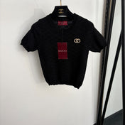 GUCCI 26S SHORT-SLEEVE KNIT TOP 405