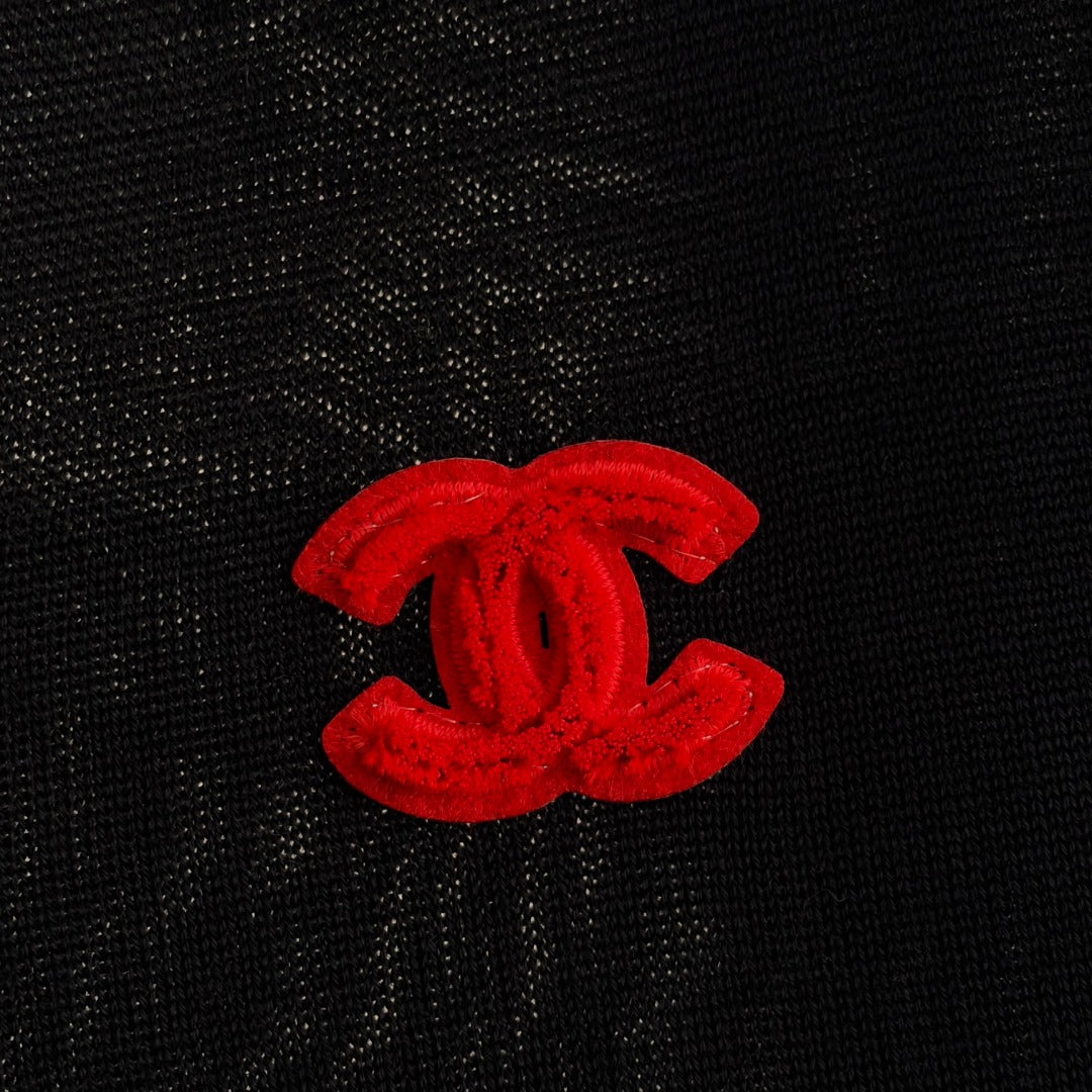 CHANEL 26S SHORT-SLEEVE KNIT TOP 1355