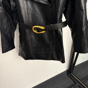 GUCCI 26S LONG-SLEEVE LEATHER JACKET 382