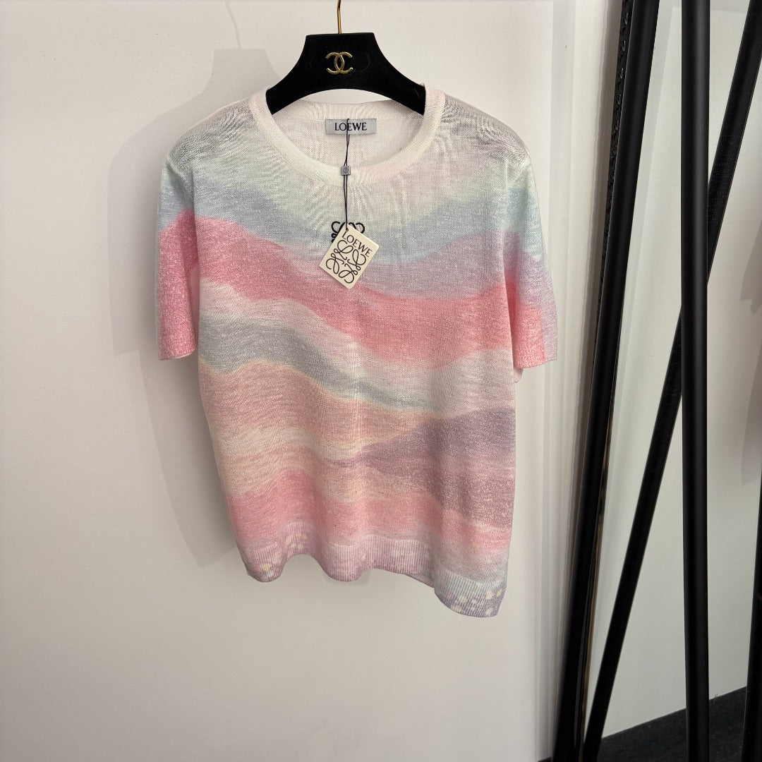 LOEWE 26S SHORT-SLEEVE KNITTED T-SHIRT 560