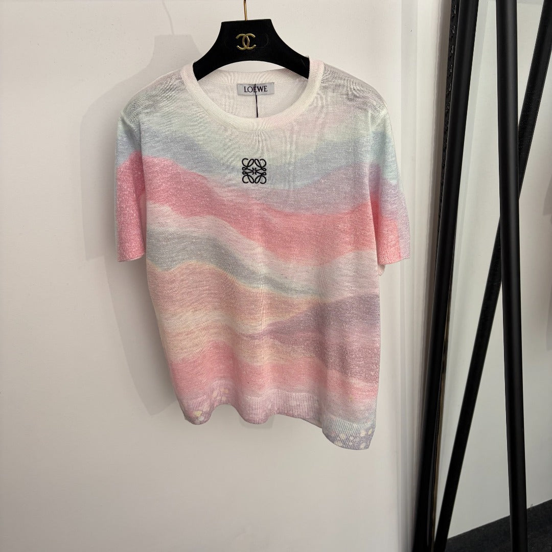 LOEWE 26S SHORT-SLEEVE KNITTED T-SHIRT 560