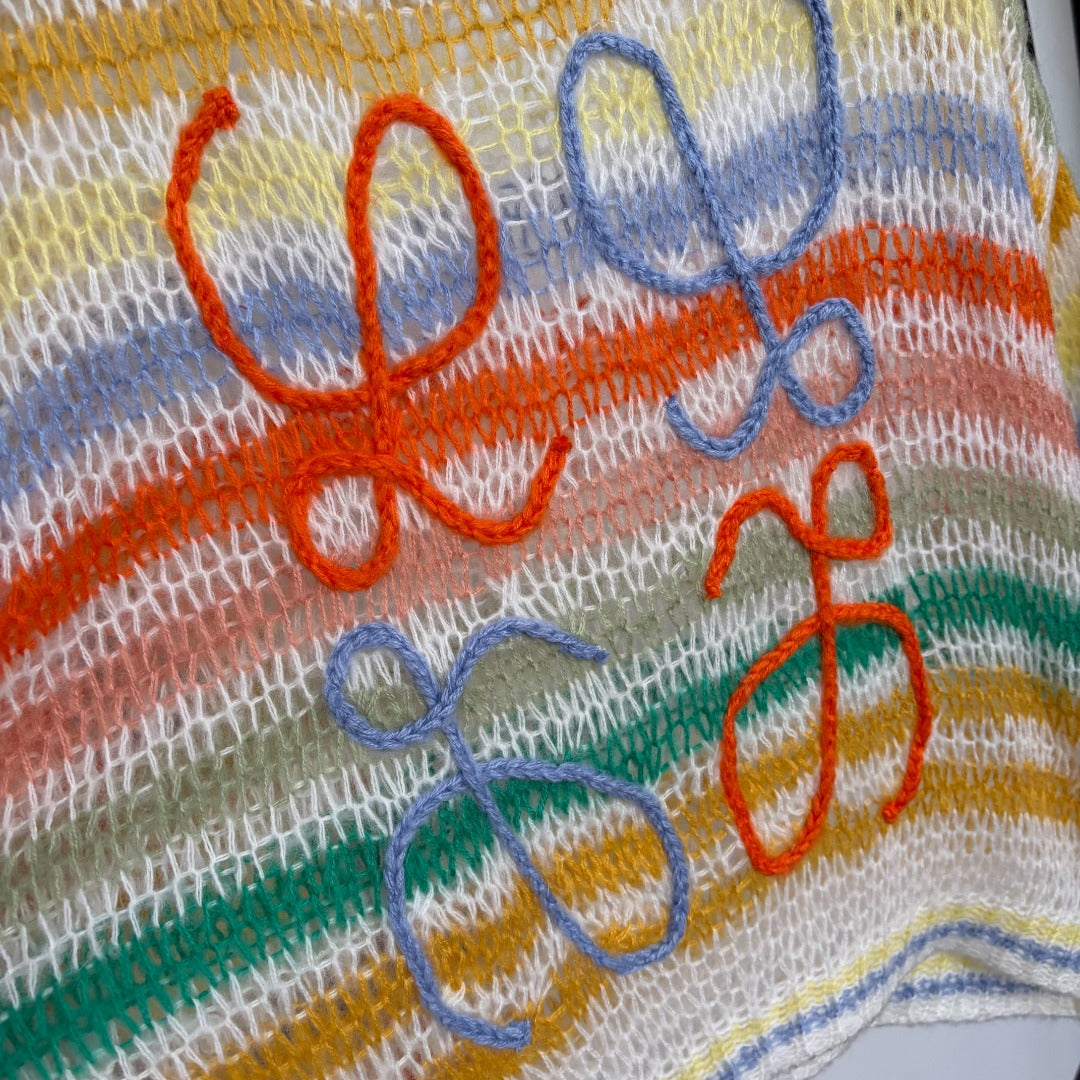 LOEWE 26S OPEN KNIT LONG SLEEVE SWEATER 539