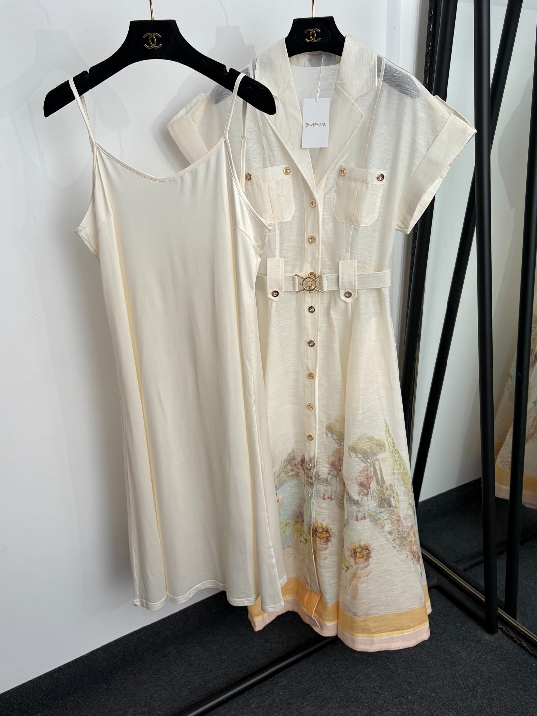 ZIMMERMANN 26S SHIRT MIDI DRESS 297