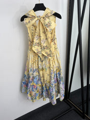 ZIMMERMANN 26S LACE-TRIM FLORAL MINI DRESS 286