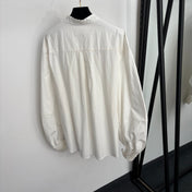 ZIMMERMANN 26S EMBROIDERED LONG-SLEEVE SHIRT 228
