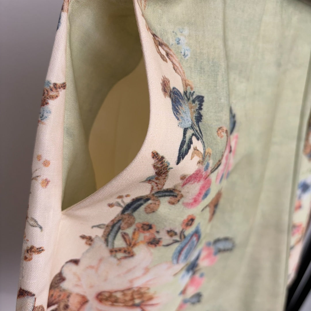 ZIMMERMANN 26S FLORAL BLOUSE & SHORTS SET 253