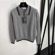 YSL 26S POLO COLLAR KNIT SWEATER 451