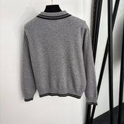 YSL 26S POLO COLLAR KNIT SWEATER 451