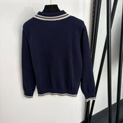 YSL 26S POLO COLLAR KNIT SWEATER 449