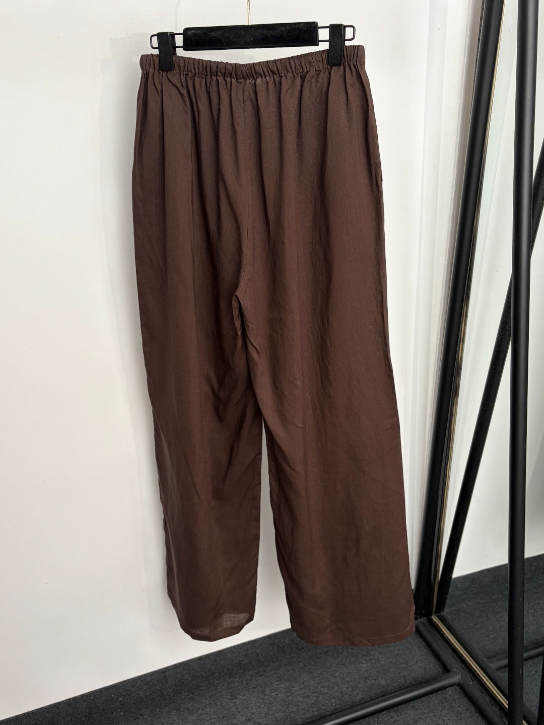 LORO PIANA 26S LACE-TRIM SHIRT PANTS SET 998