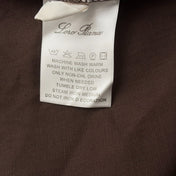 LORO PIANA 26S LACE-TRIM SHIRT PANTS SET 998