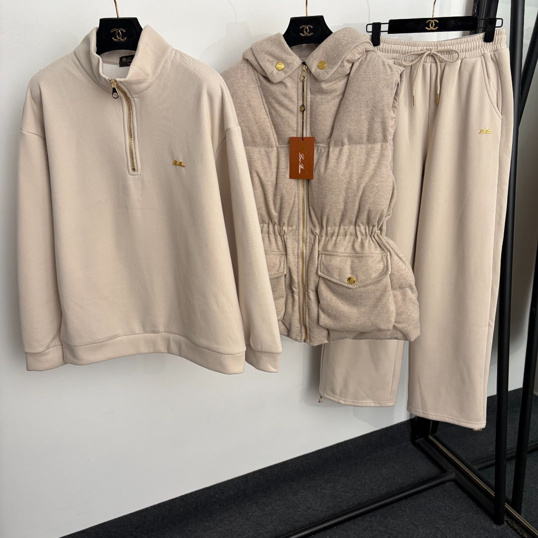 LORO PIANA 26S THREE-PIECE VEST TRACKSUIT 981