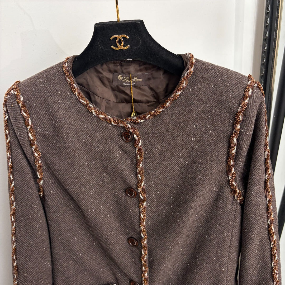 LORO PIANA 26S TWEED JACKET 934