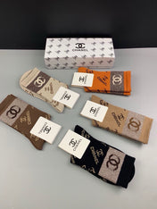 CHANEL 26S CREW SOCKS 405393 (1 BOX)