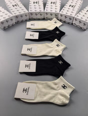 CHANEL 26S ANKLE SOCKS 408749 (1 BOX)