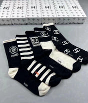 CHANEL 26S CREW SOCKS 410322 (1 BOX)