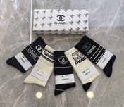 CHANEL 26S CREW SOCKS 410330 (1 BOX)