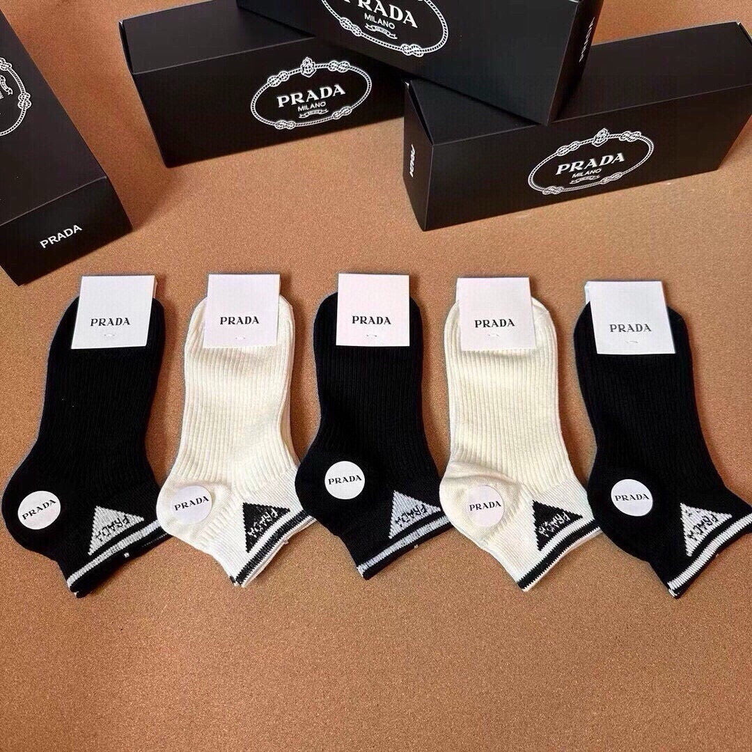 PRADA 26S ANKLE SOCKS 412453 (1 BOX)
