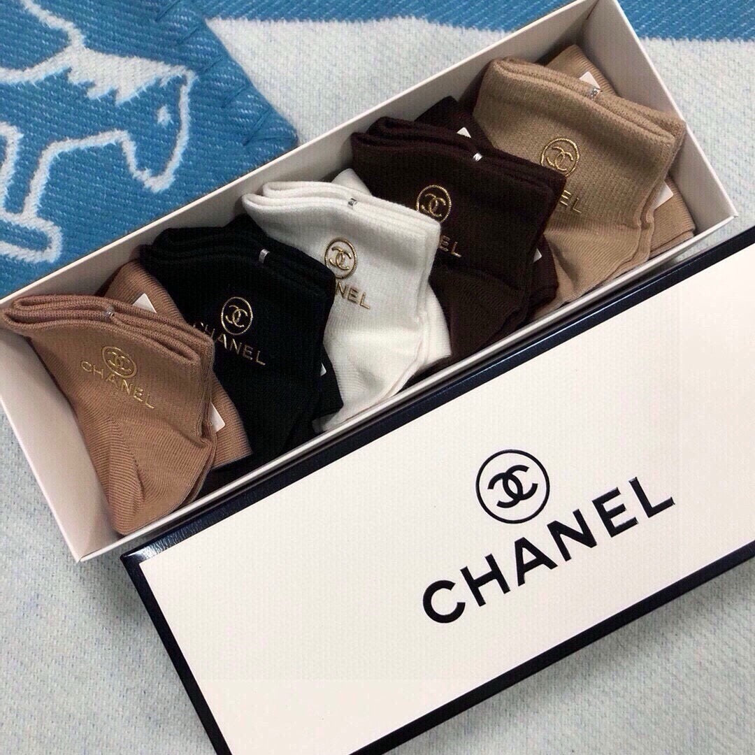 CHANEL 26S ANKLE SOCKS 412454 (1 BOX)