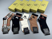 BURBERRY 26S ANKLE SOCKS 412463 (1 BOX)