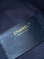 CC 25 HANDBAG 40 IN BLACK SUEDE GOLD HARDWARE