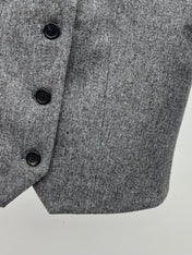 LORO PIANA 26S V-NECK BUTTONED VEST 901