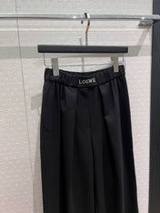 LOEWE 26S ELASTIC-WAIST WIDE-LEG PANTS 584