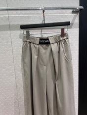 LOEWE 26S ELASTIC-WAIST WIDE-LEG PANTS 583