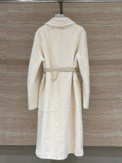 HERMES 25S LONG SHEARLING COAT 472