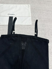 CC Sport Bra Black Wool Viscose