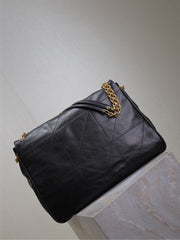 JAMIE 4.3 LARGE BAG 43 IN BLACK LAMBSKIN GOLD HARDWARE