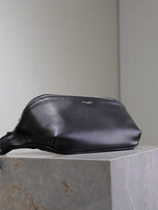 CLASSIC CROSSBODY BAG 26 IN BLACK LAMBSKIN