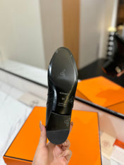 HM 26S NEO ANKLE BOOTS IN BLACK CALFSKIN
