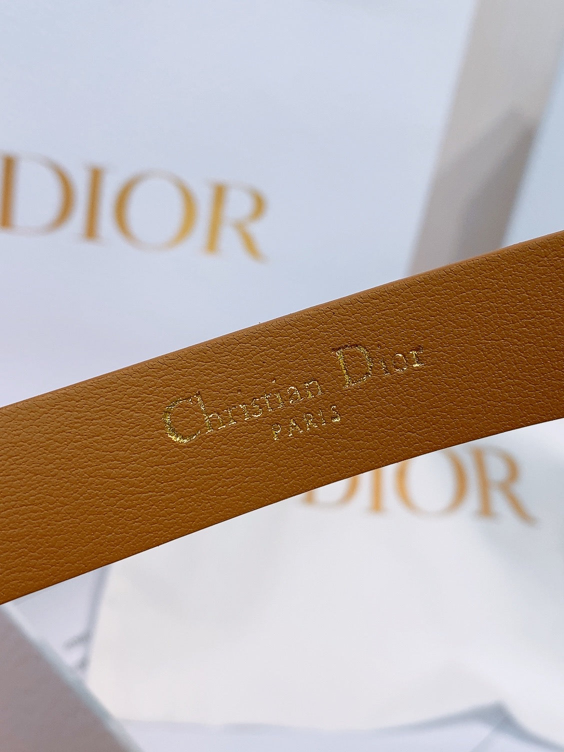 DIOR 26S BELT 20 MM IN BROWN SUEDE 635759