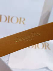DIOR 26S BELT 20 MM IN BROWN SUEDE 635759