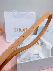DIOR 26S BELT 20 MM IN CAMEL CALFSKIN 635752