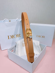 DIOR 26S BELT 20 MM IN CAMEL CALFSKIN 635752