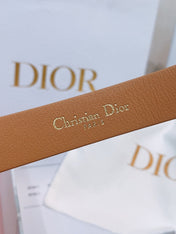 DIOR 26S BELT 20 MM IN CAMEL CALFSKIN 635752