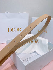 DIOR 26S BELT 20 MM IN BEIGE CALFSKIN 635753