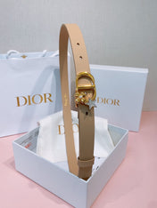 DIOR 26S BELT 20 MM IN BEIGE CALFSKIN 635753